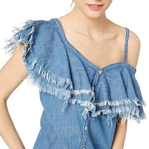 BLANKNYC Denim Top -  Off the Shoulder